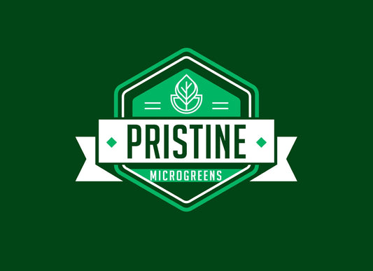 Pristine Microgreens Sticker 2x2